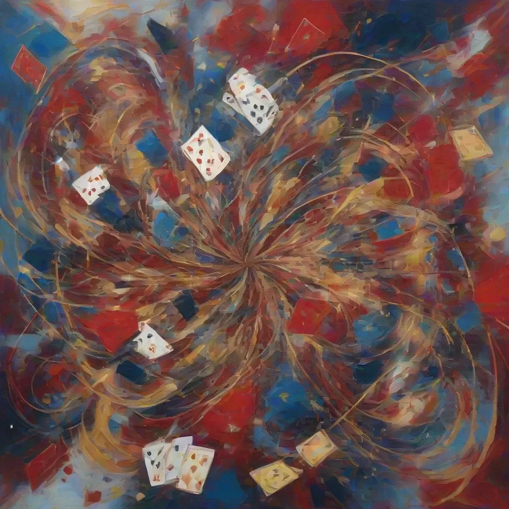 Gambling Melange Abstract